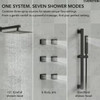 EVERSTEIN WALL MOUNTED CONSTANT TEMPERATURE SHOWER FAUCET - MATTE BLACK