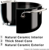 ALL-CLAD FUSIONTEC CERAMIC SOUP POT 4 QUART INDUCTION OVEN BROILER - PLATINUM