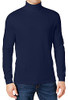GALAXY BY HARVIC MEN'S LONG SLEEVE TURTLE NECK TEE - SIZE: MEN XL - NAVY