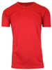 Galaxy by Harvic Men's Moisture-Wicking Performance Regular & Muscle Tee Red M