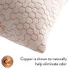 374634-100 Dearfoams Bed Pillows Set of 2 Standard/Queen Size COPPER-2PK