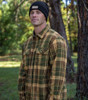 Legendary Whitetails Men's Plaid Flannel 100% Cotton Long Sleeve Shirt, Mallard