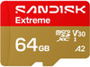 SANDISK 64GB Extreme microSD UHS-I Card - Up to 170MB/s Read Speed and 80MB/s