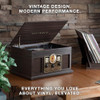 Victrola Quincy - 6-in-1 Bluetooth Record Player - Mahogany