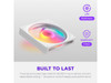 NZXT F140 RGB White 140mm PWM Addressable RGB Case Fan
