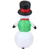 SUNNYDAZE 6.8 FT. HOLLY JOLLY SNOWMAN OUTDOOR INFLATABLE DECORATION - SNOWMAN