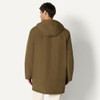 AEMN16508F25 Amazon Essentials Modern Oversized Military Parka Men L Dark Brown New