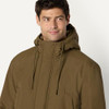 AEMN16508F25 Amazon Essentials Modern Oversized Military Parka Men L Dark Brown New