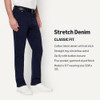 AEMN60626M26 AMAZON ESSENTIALS MEN'S REGULAR FIT FIVE POCKET PANT - NAVY - 34x32