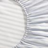Kenneth Cole King Size Sheet Set, Crisp & Cool Bedding with a Light, Blue Stripe