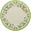 LENOX 863668 HOLIDAY 4-PIECE MELAMINE ACCENT PLATE SET, RED & GREEN