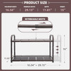 STORAGE MANIAC Under Sink 2 Tier Expandable STM1102000019 - BRONZE New