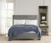 VINCE CAMUTO CLASSIC 100% BASKET WOVEN COTTON FULL/QUEEN BLANKET - DUSTY BLUE