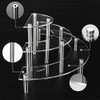 YESTBUY 2 PACK ACRYLIC RISERS DISPLAY STAND FOR POP FIGURE 98-AY03-SXQW - SILVER