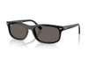 RAY-BAN RECTANGLE SUNGLASSES FOR MEN FOR WOMEN - BLACK/DARKGRAY- 57 MM
