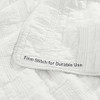 HORIMOTE HOME 100% Cotton Quilt Set 3 Piece Bedspread Coverlet - Cream/White