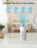 NUWAVE OXYPURE AIR PURIFIERS 3XL H13 HEPA FILTER HEPA-105 - WHITE