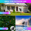 Brightever 4-Pack Solar String Lights Outdoor 288FT, Each 72FT 200 LED