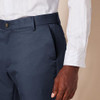 AMAZON ESSENTIALS MEN'S SLIM-FIT FLAT-FRONT DRESS PANT - NAVY - SIZE 34W X 29L New