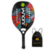 IANONI BEACH TENNIS PADDLE TENNIS RACKET CARBON FIBER EVA MEMORY FOAM - BLACK