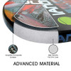 IANONI BEACH TENNIS PADDLE TENNIS RACKET CARBON FIBER EVA MEMORY FOAM - BLACK