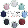 GALAXY BY HARVIC MEN'S LONG SLEEVE SLIM-FIT SOLID DRESS SHIRTS - SIZE 2XL - MINT New