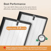 MORENTO 2 PACK GENUINE AIR PURIFIER REPLACEMENT FILTER FOR HY4866 AIR PURIFIER