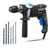 HAMMERHEAD 7.5AMP 1/2" VARIABLE SPEED HAMMER DRILL 6PCS BIT - BLACK/BLUE