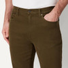 AEMN60626M26 AMAZON ESSENTIALS Men's regular-fit garment dyed Dark Brown 32x28