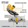 DEWALT 12-INCH MITER SAW 15-AMP SINGLE BEVEL COMPOUND DWS715 - MULTI New