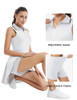 FKEEP Women's Tennis Golf Dress Sport Activewear Workout Athletic Zipper V-Neck New