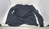 GALAXY BY HARVIC PULLOVER HEATHER KNIT SHIRT MEN - SIZE: MEN L - BLACK New