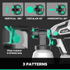 Litheli E1PG37000 20V Cordless Paint Sprayer Gun HVLP Sprayers - Green/Gray