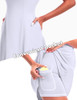 FKEEP Women's Golf Dress Tennis Dresses Workout Athletic Dress Shorts S White New