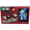 RUBIK’S METALLIC SOLVER’S PACK CUBE EDGE TWIST RACE GAME 3D PUZZLE - METALLIC