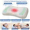 OS OMYSTYLE Ergonomic Contour Design Memory Foam Pillow Sleepers, Blue