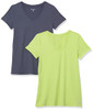 Amazon Essentials Women's Active Quick Dry Tech Stretch T-shirt Pack of 2 New