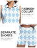 GGOV DRESSES WITH SHORTS INNER POCKET SLEEVELESS SIZE S - XBLUE ARGYLE