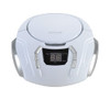 PROSCAN PRCD261 PORTABLE CD RADIO BOOMBOX WITH AM/FM RADIO - WHITE