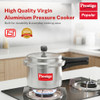 PRESTIGE POPULAR ALUMINIUM PRESSURE COOKER 3 LITERS PPAPC3 10003 - Silver New
