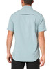 UNIONBAY TECH MESH BUTTON-UP SHIRT - SIZE: MEN L - LACQUER