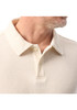 BASS OUTDOOR MEN'S WAFFLE KNIT POLO SHIRT - SIZE: MEN L - BIRCH