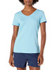 AMAZON ESSENTIALS WOMEN'S ACTIVE QUICK DRY TECH STRETCH TEE V-NECK, SIZE SM New