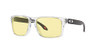 MD-0009102 OAKLEY MENS OO9102 HOLBROOK SQUARE SUNGLASSES, SIZE 57 - CLEAR/YELLOW
