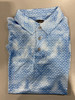 PGA TOUR MEN'S SHIRT PRO SERIES - SIZE: MEN MEDIUM - BLUE FISH New