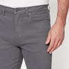 AMAZON ESSENTIALS MEN'S REGULAR FIT GARMENT DYED CHARCOAL SIZE: 32 X 30 New