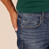 AMAZON ESSENTIALS MEN'S SLIM-FIT JEANS - SIZE: 32W X 32L - DARK WASH New