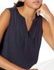 AMAZON ESSENTIALS WOMEN'S RELAXED FIT SLEEVELESS V-NECK WOVEN SHIRT - XS - NAVY New