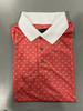 PGA TOUR MEN'S SURPRISE POLO - SIZE: MEN LARGE - RED FISH New