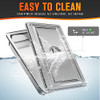 MD-15161-4P SL/GREEN Hotel Pan Full Size Steam Table Pan 4" Deep (4 Pack) New